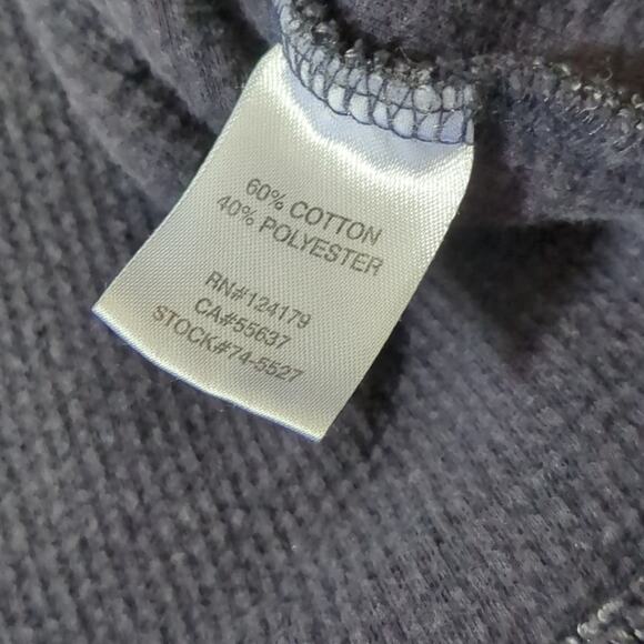 Johnston & Murphy Men's Brushed Full Snap Navy Jacket Large - Picture 9 of 9